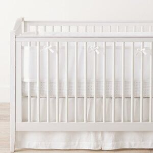 BreathableBaby Linen Mesh Liner, White